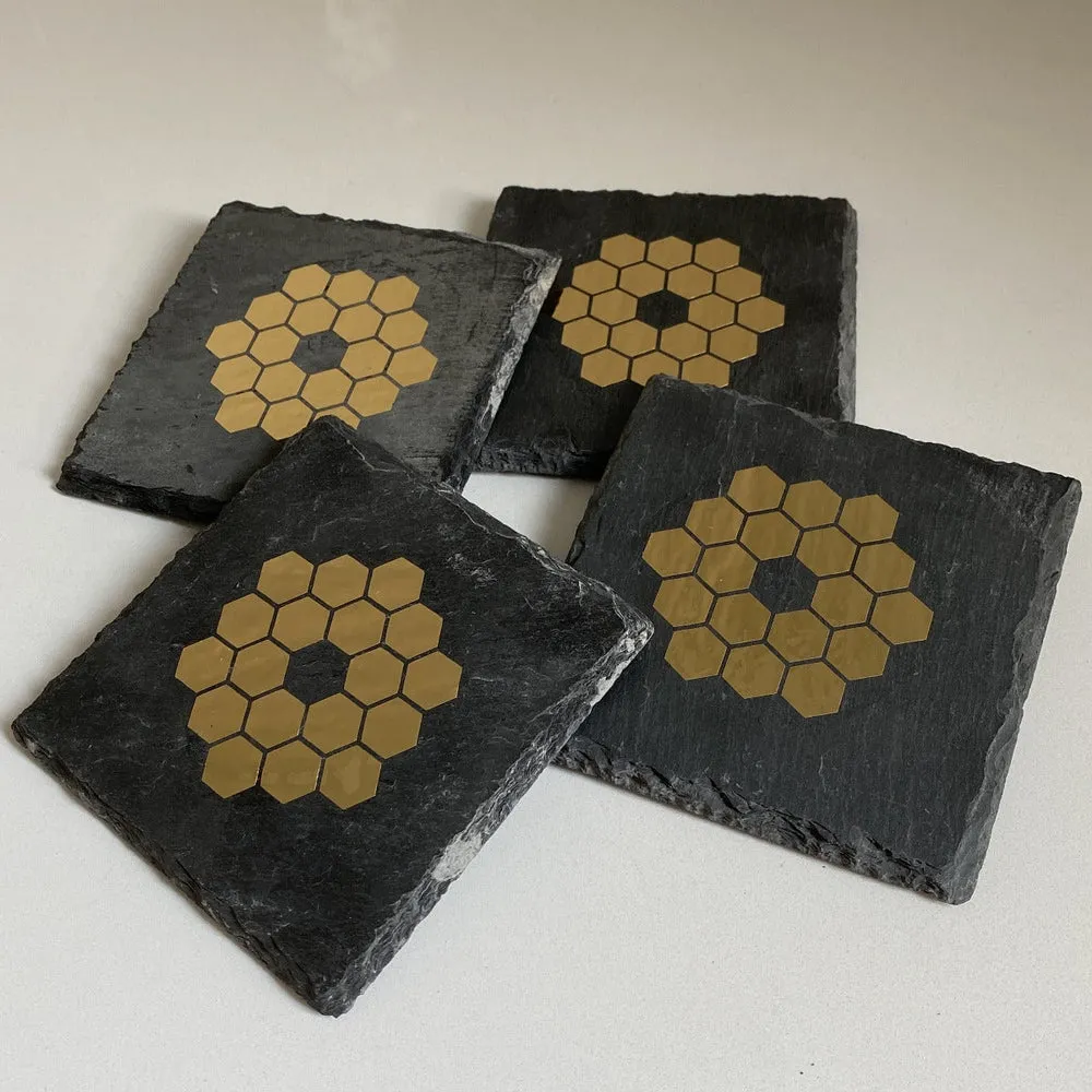 JWST Slate Coaster Set
