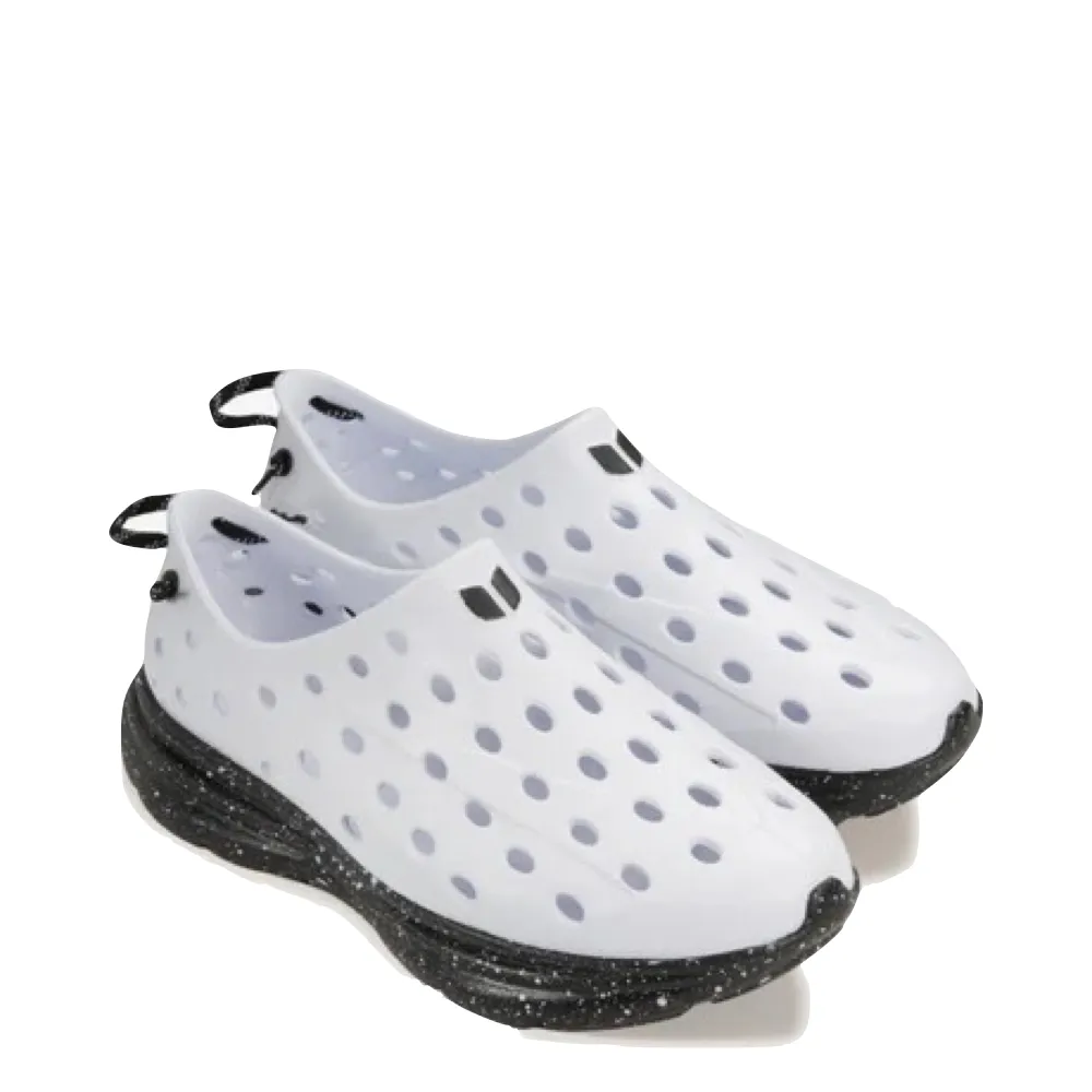 Kane Revive Slip On Active Recovery Shoe in White/Black Speckle
