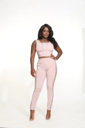 Karine Strappy Bandage Pant Set