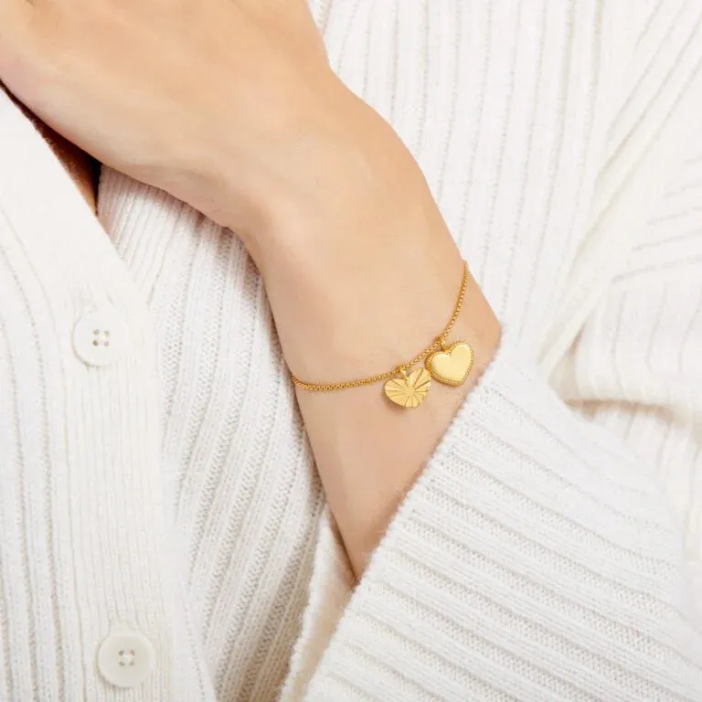 Katie Loxton Waterproof Love Above All Charm Bracelet