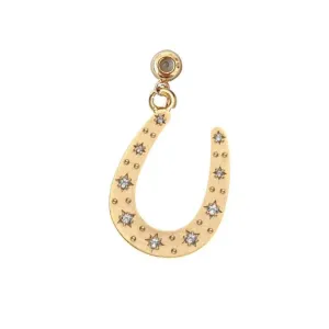 Kinsey Designs: Glam Horseshoe Grip Charm in Gold