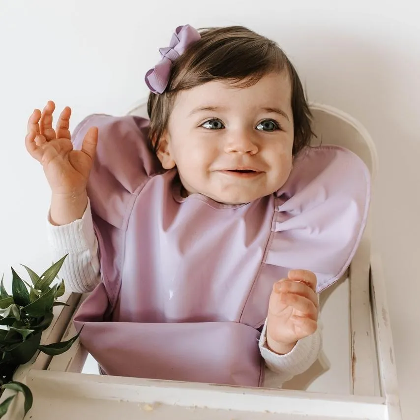 Lavender Snggle Bib - Waterproof