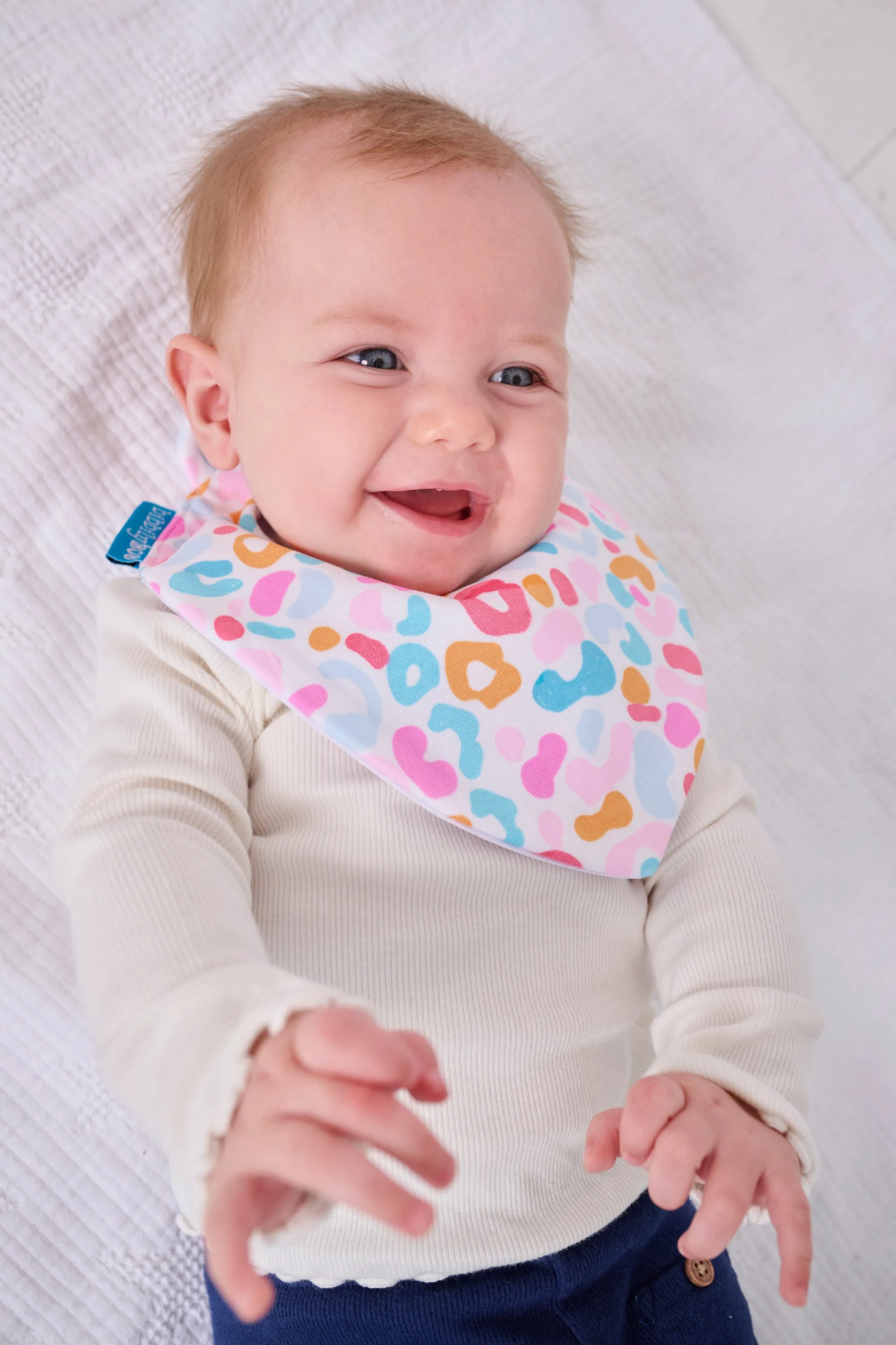Leopard Print Waterproof Dribble Bib