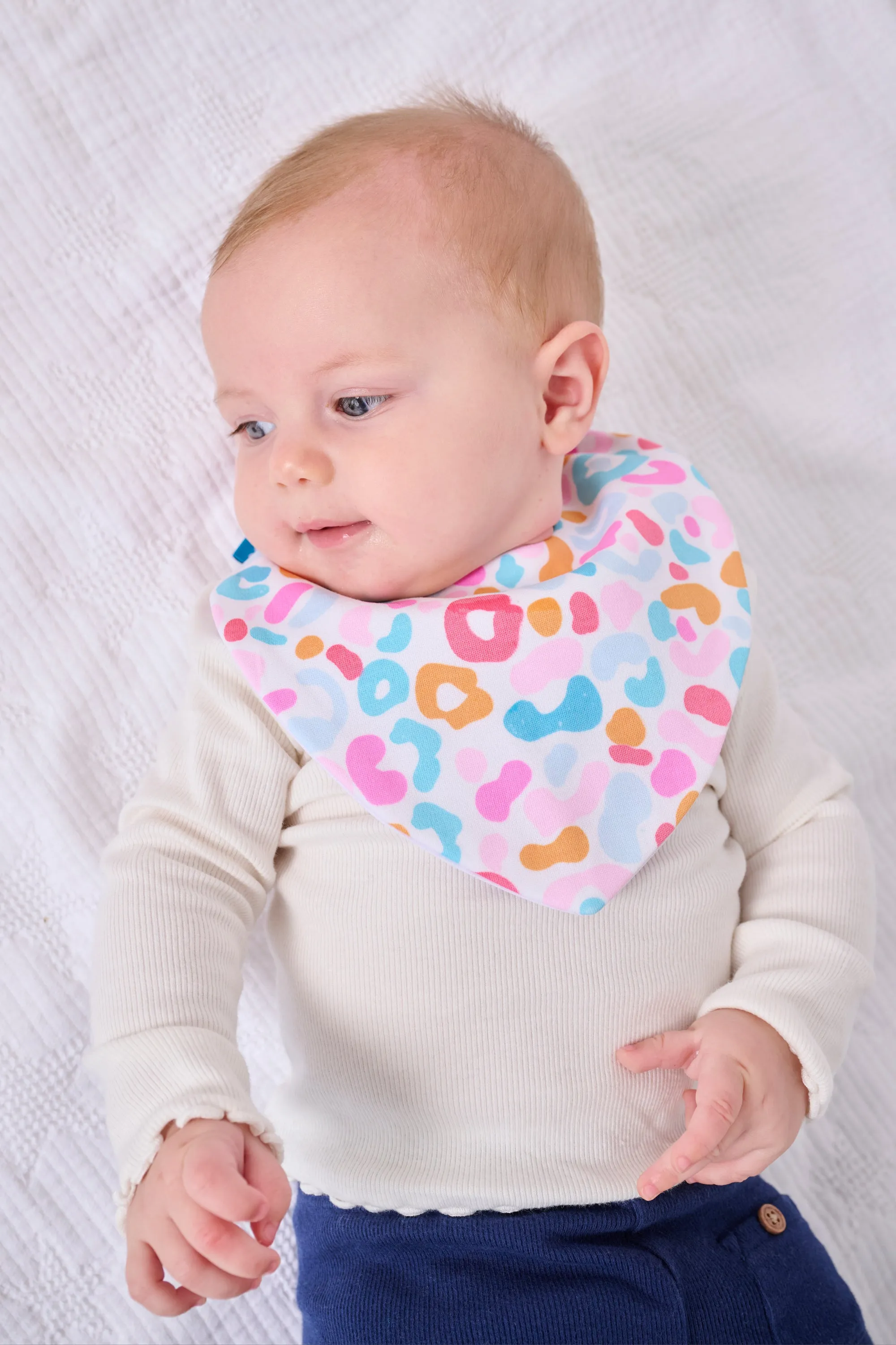 Leopard Print Waterproof Dribble Bib
