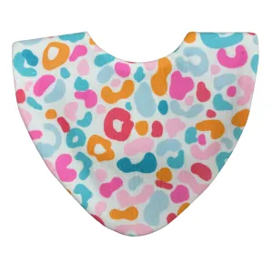 Leopard Print Waterproof Dribble Bib