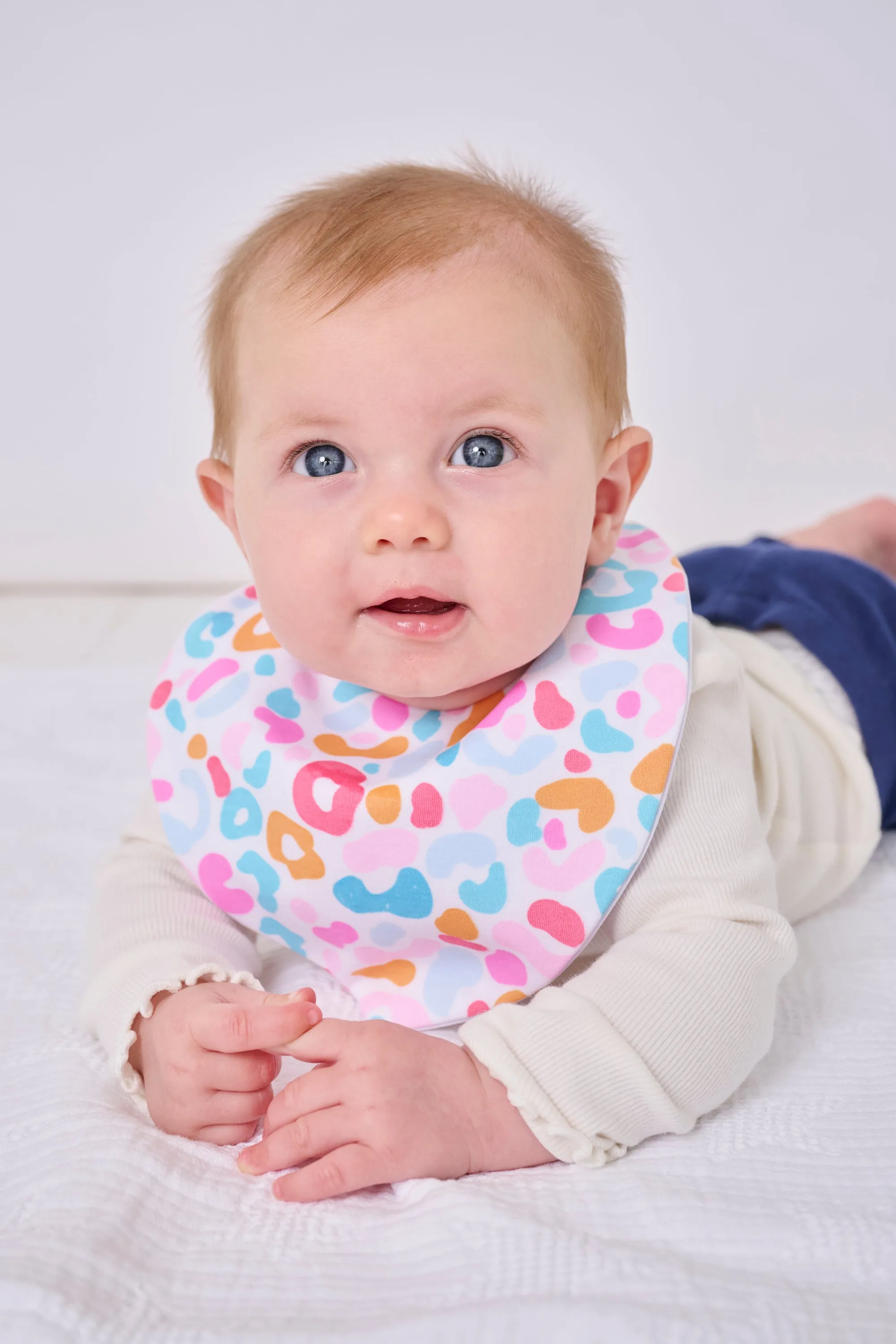 Leopard Print Waterproof Dribble Bib