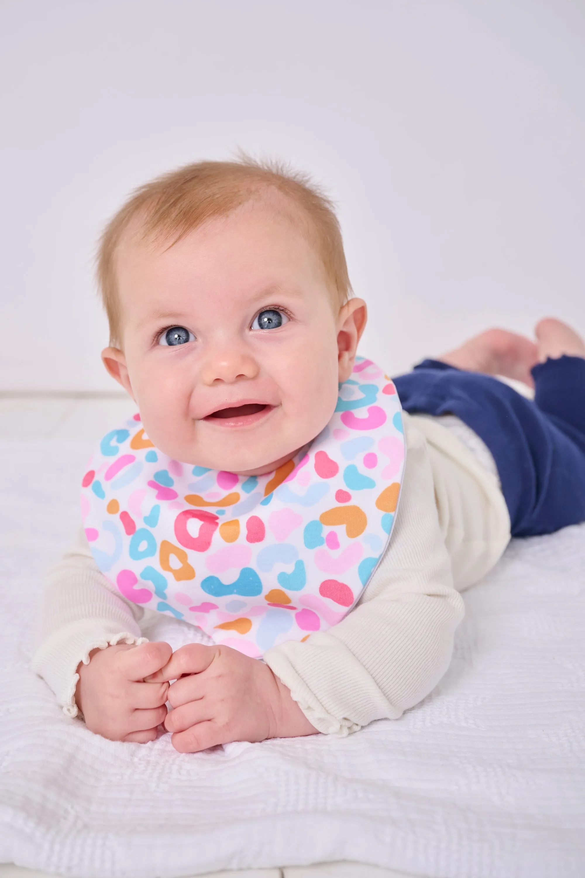 Leopard Print Waterproof Dribble Bib
