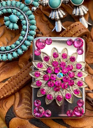 Lighter - Rhinestone Flower