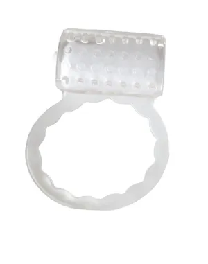 Love to Love - Elastische Vibrerende Cockring (voor In je broekzak) - Transparant