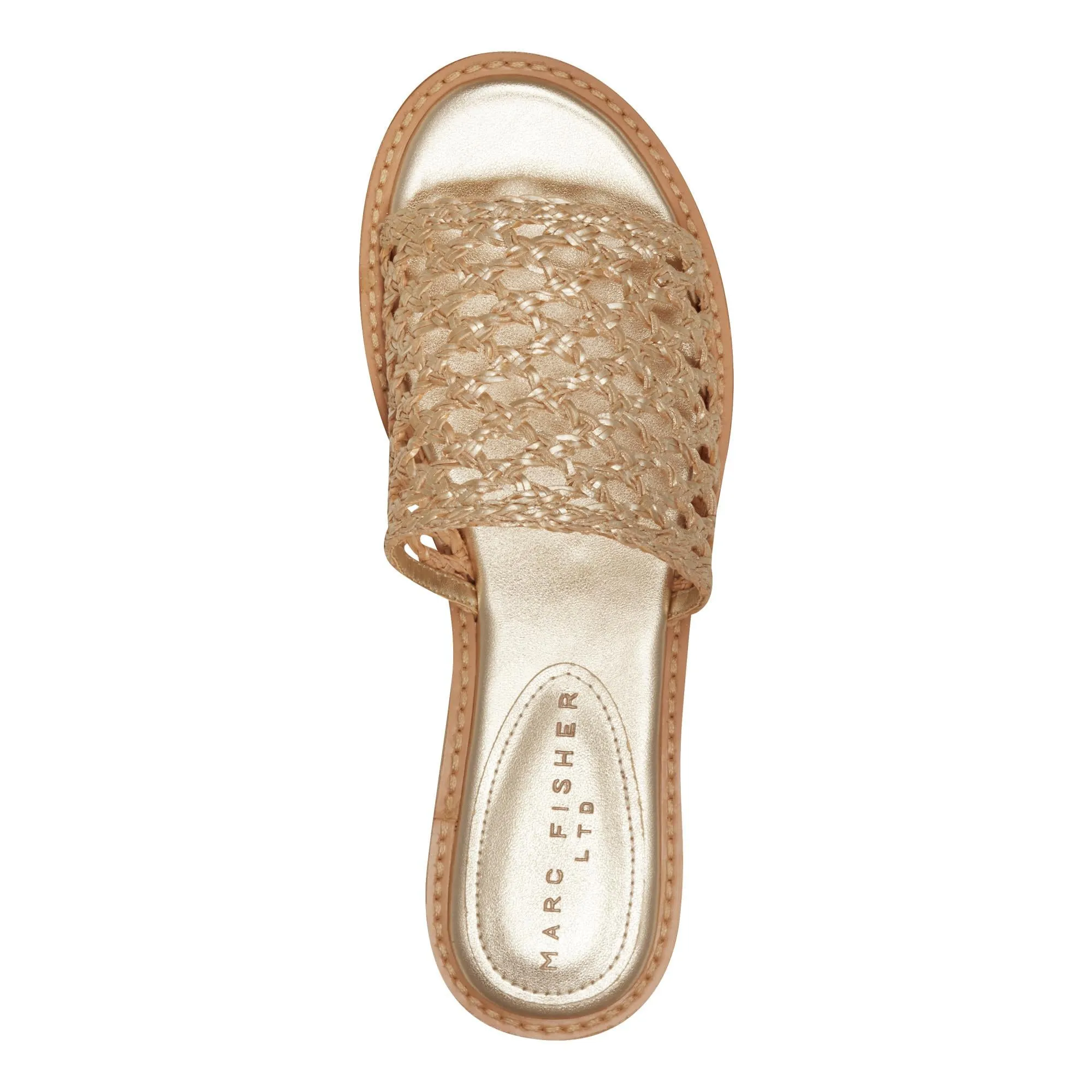 Marc Fisher Ltd Women's Glynne Platino012/Dyeable Pu Woven Jy M
