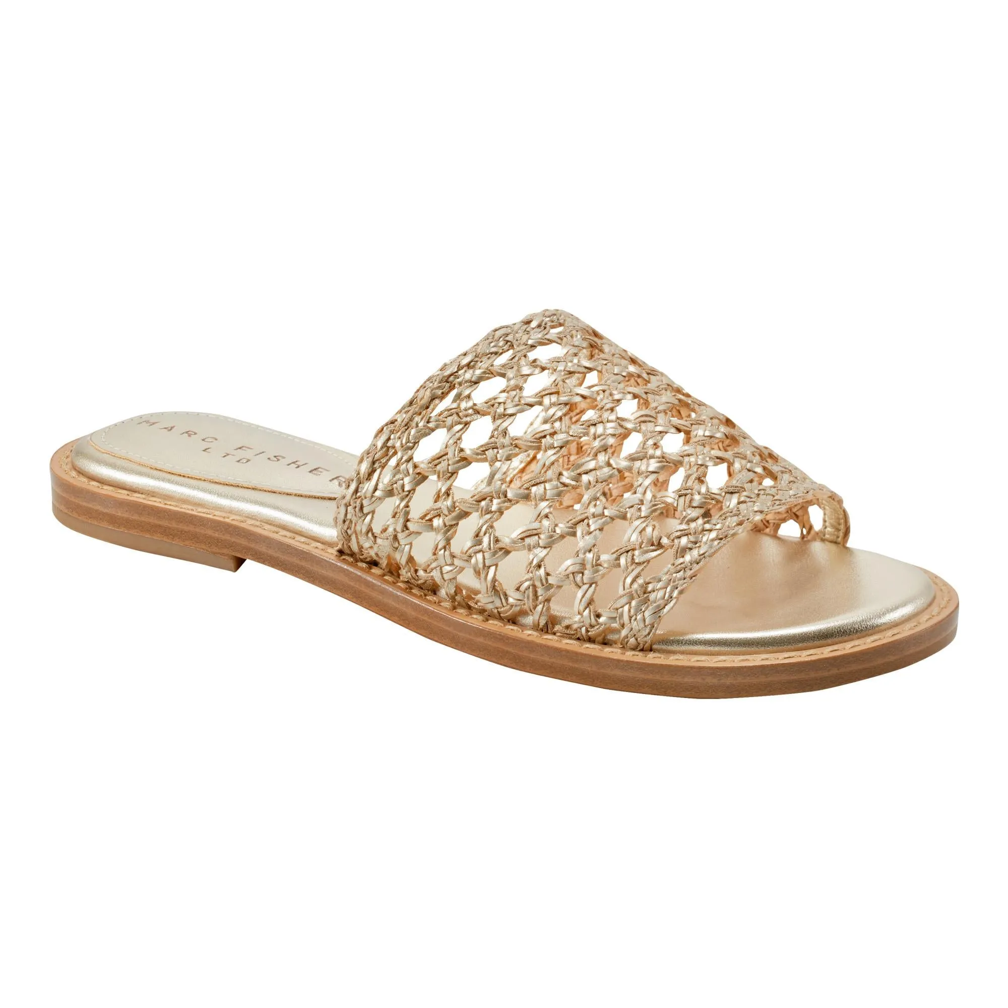 Marc Fisher Ltd Women's Glynne Platino012/Dyeable Pu Woven Jy M