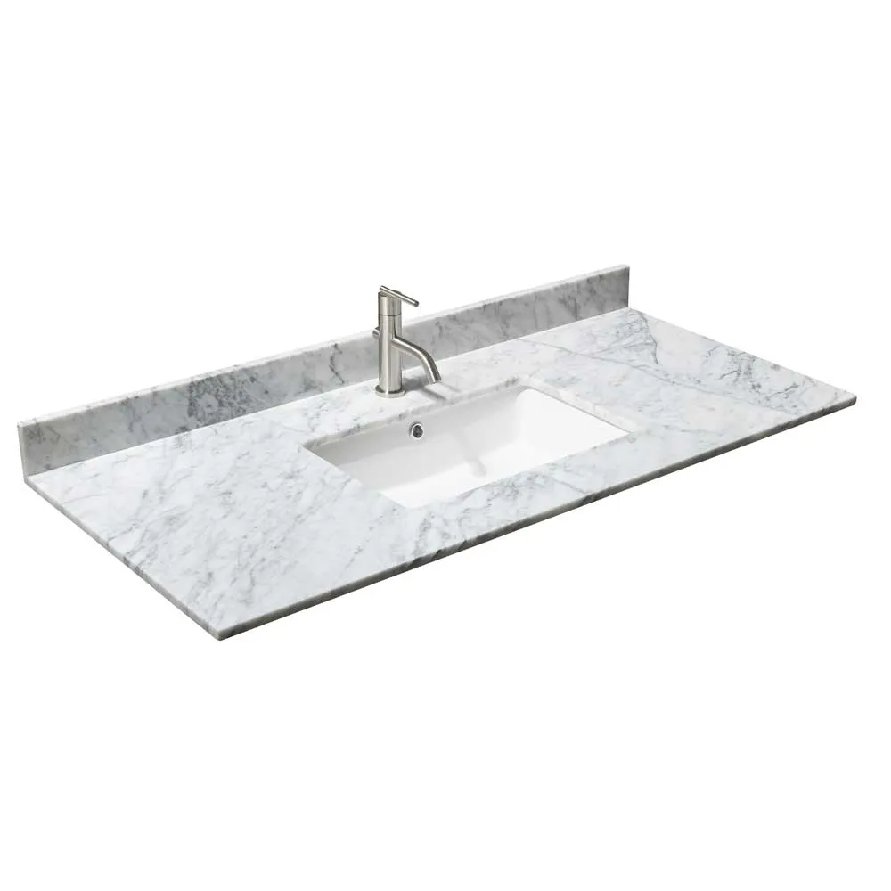 Maroni 48 Inch Single Bathroom Vanity in Light Straw