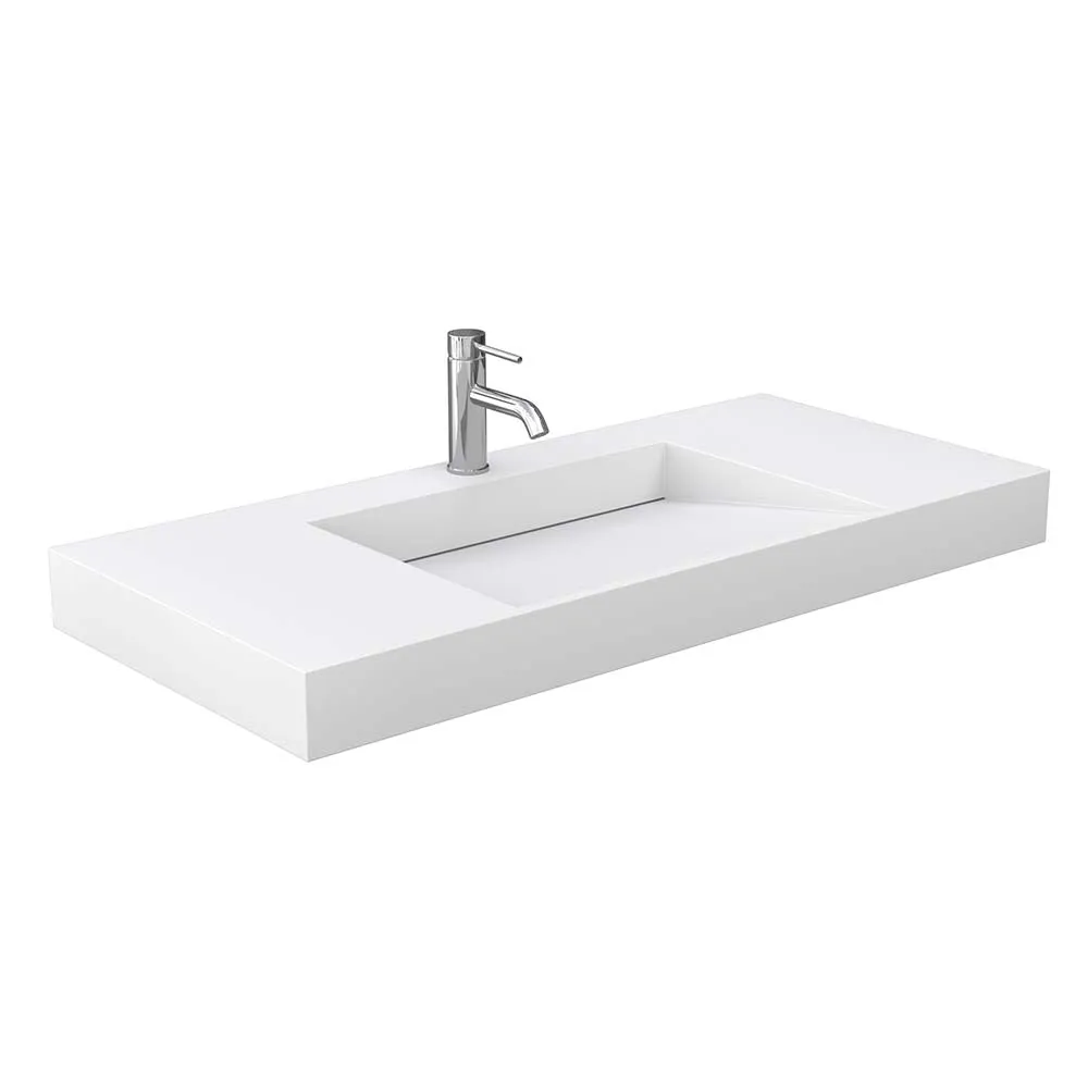 Maroni 48 Inch Single Bathroom Vanity in Light Straw
