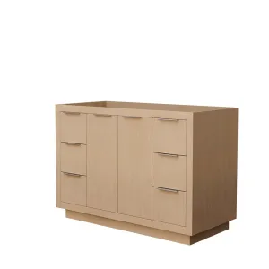 Maroni 48 Inch Single Bathroom Vanity in Light Straw