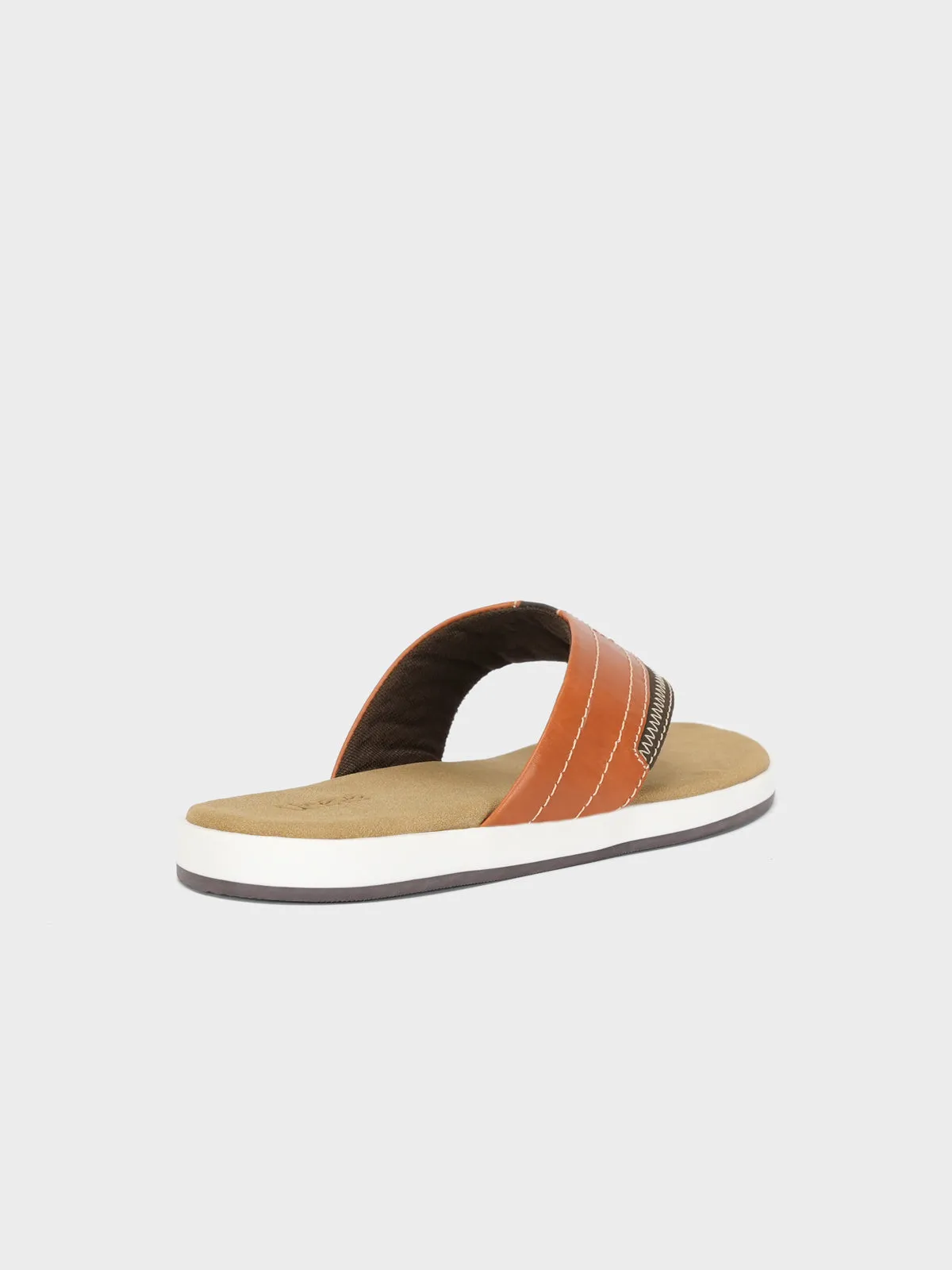 Mens "RAMSEY" Open Toe Comfy Slippers