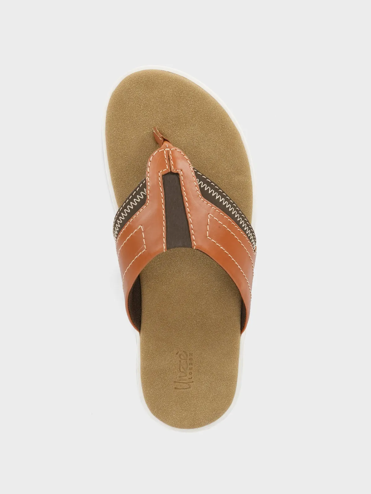 Mens "RAMSEY" Open Toe Comfy Slippers
