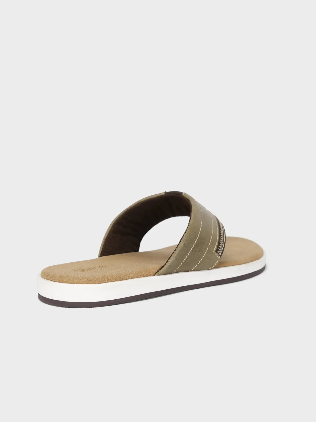Mens "RAMSEY" Open Toe Comfy Slippers