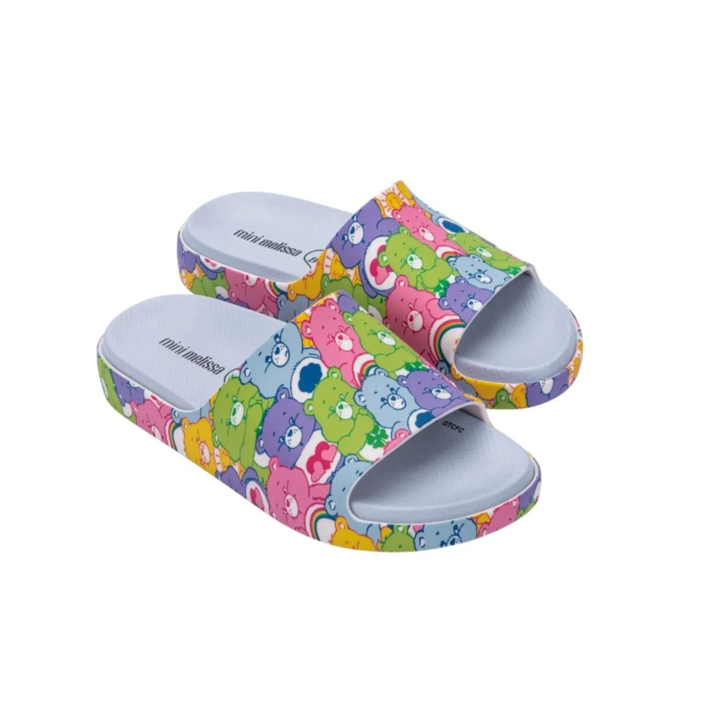 Mini Melissa Cloud Slide Care Bears - Blue