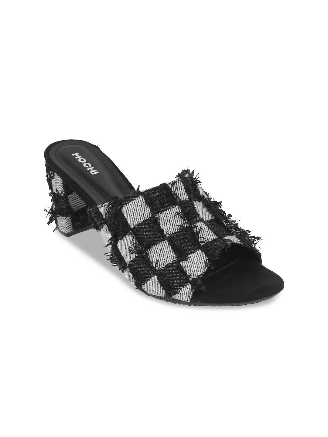 Mochi Printed Block Sandals