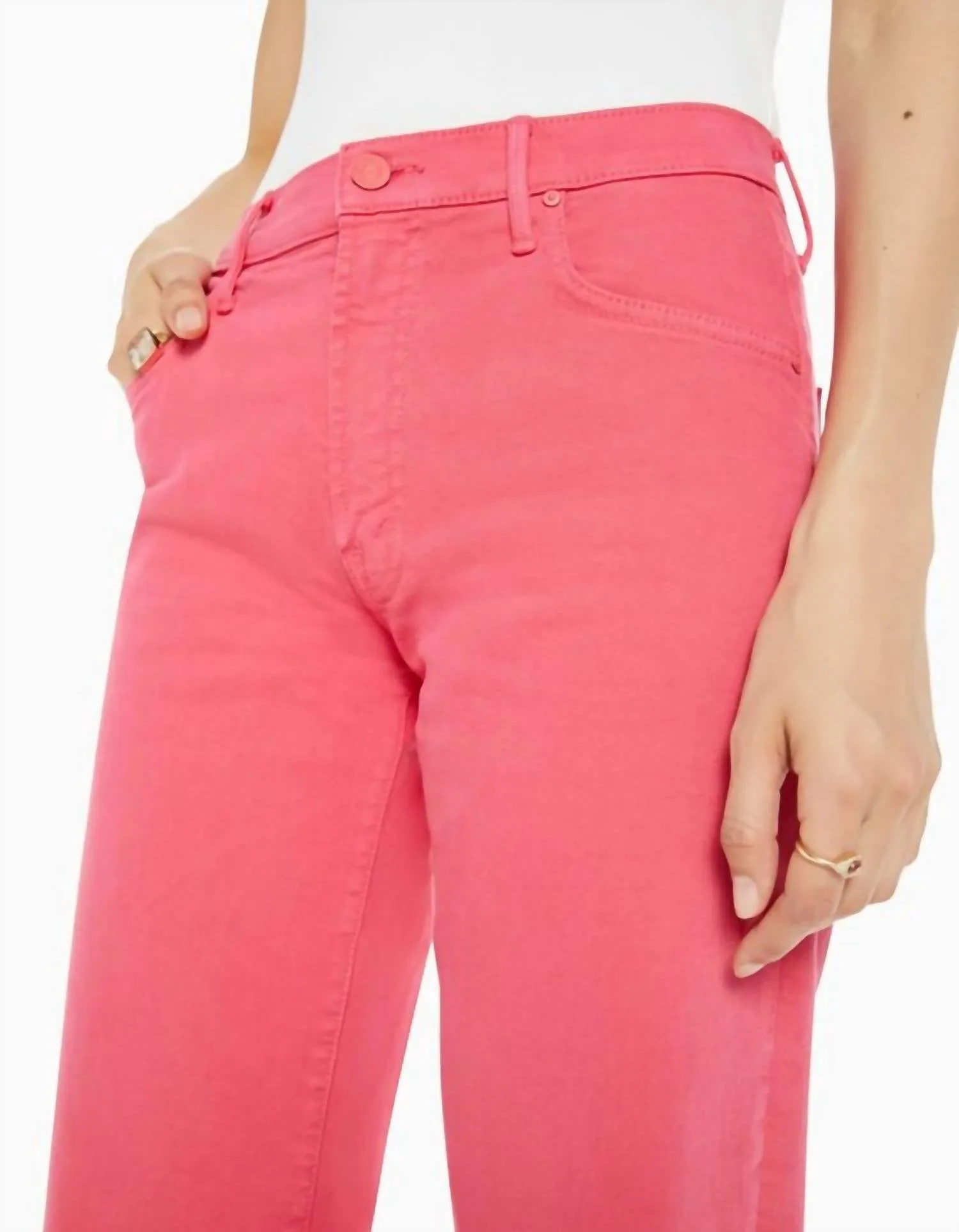 Mother - Mid Rise Maven Flood Play Date Denim Pants
