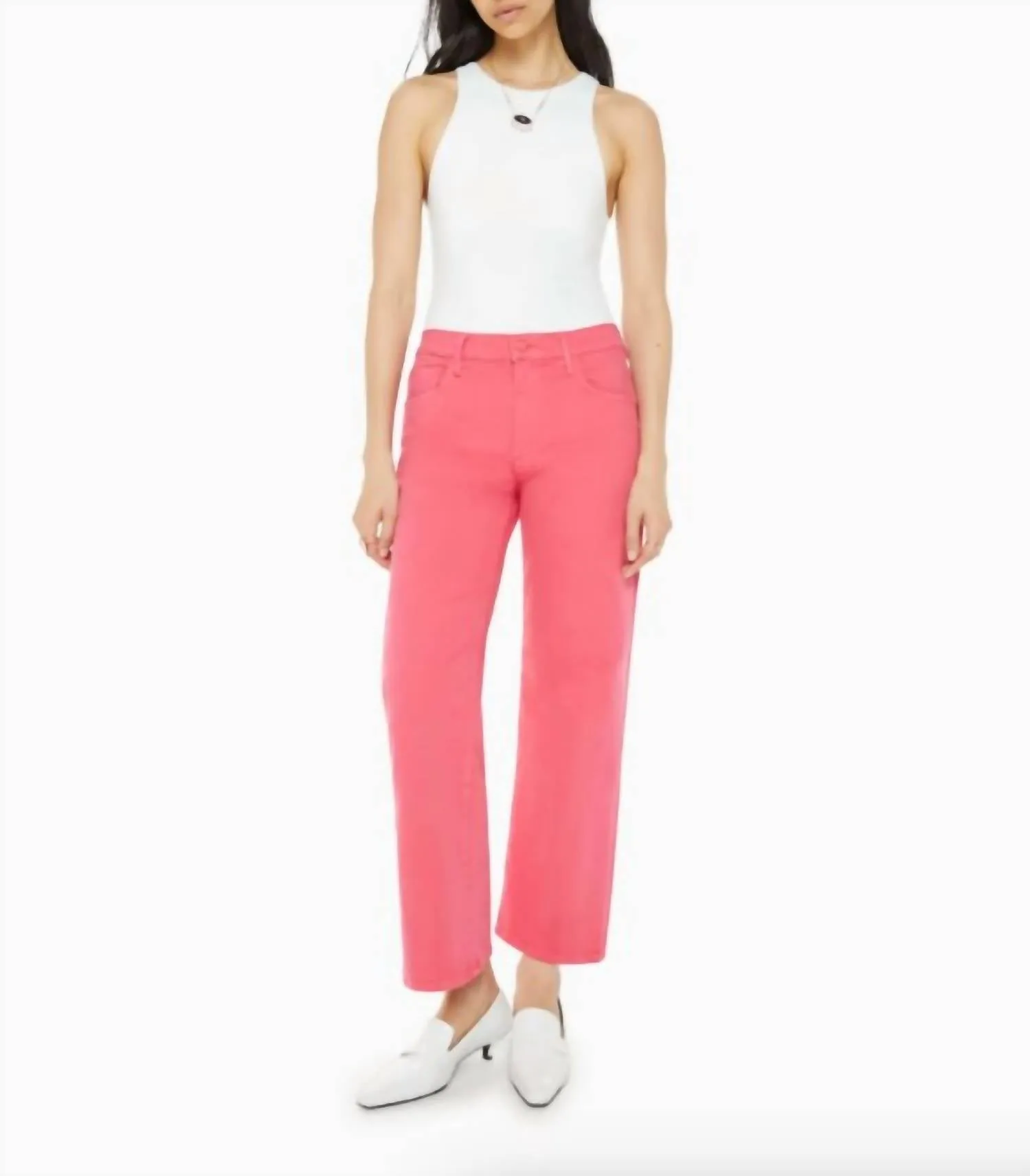 Mother - Mid Rise Maven Flood Play Date Denim Pants