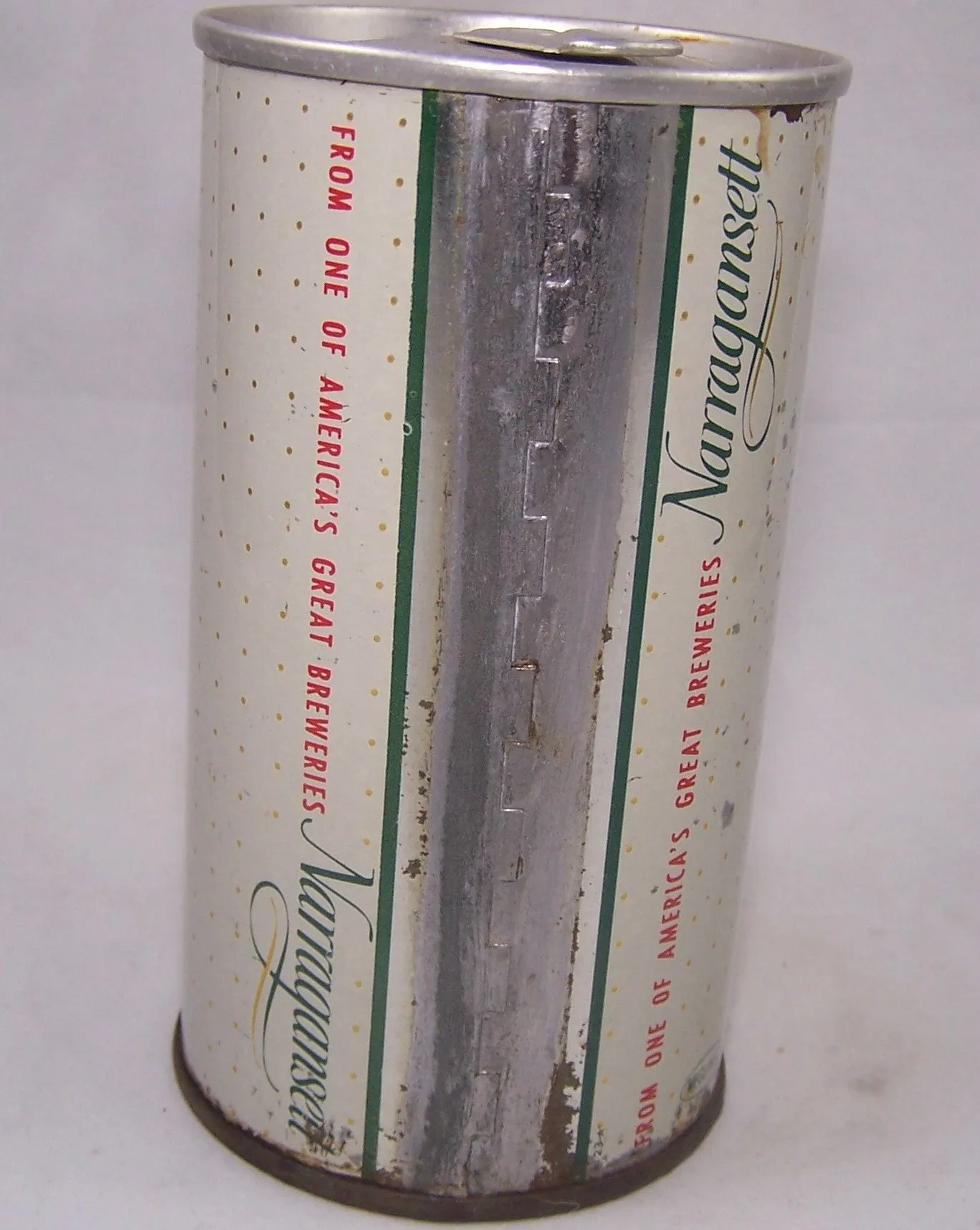 Narragansett Lager Beer "Flip Top" USBC II 95-38 , Grade 1- sold on 10/08/16