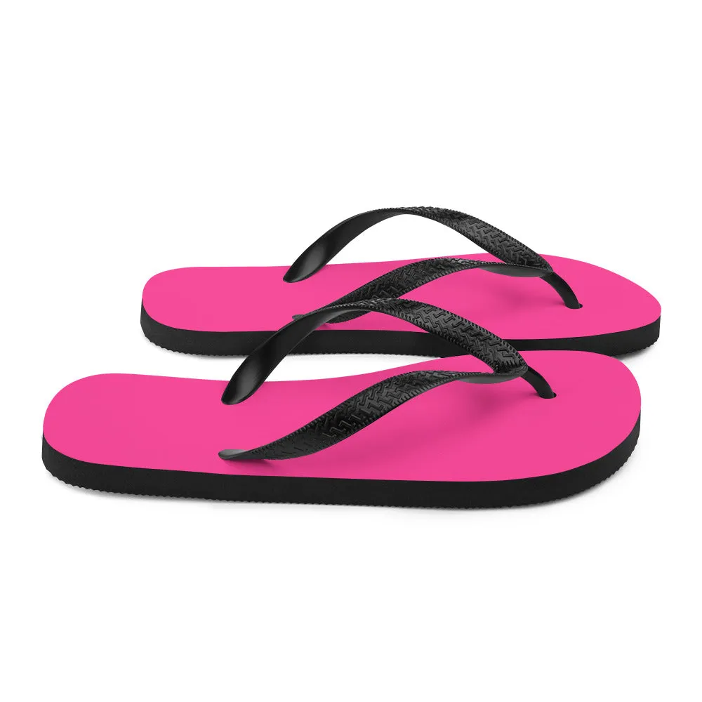 Neon Pink & Back Flip-Flops