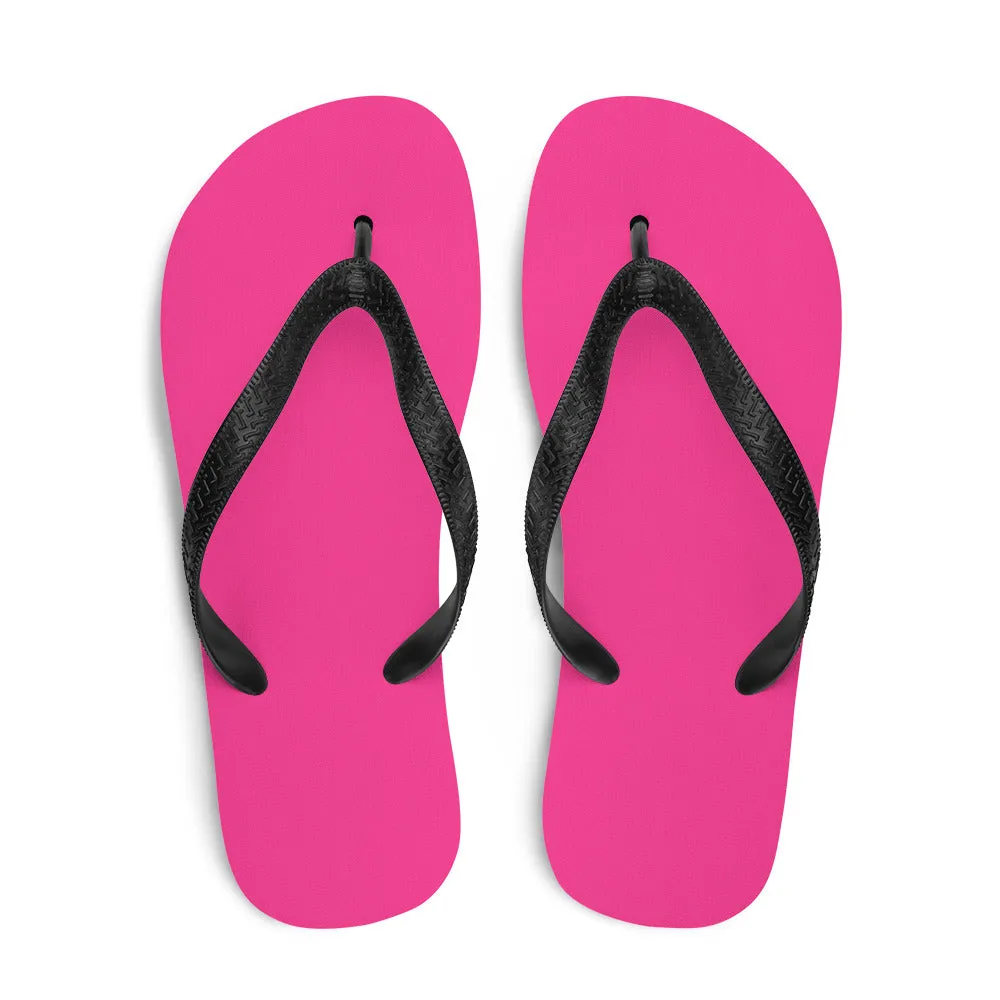 Neon Pink & Back Flip-Flops
