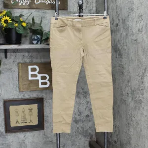 New York & Company Womens Stretch Khaki Pants 166a896295a2de Brown 8