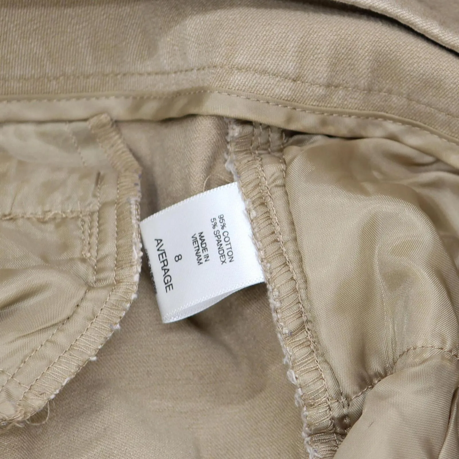 New York & Company Womens Stretch Khaki Pants 166a896295a2de Brown 8