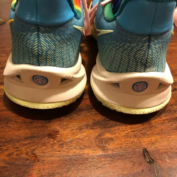 Nike Kyrie Low 4 Dynasty &quot;Keep Sue Fresh&quot; Blue Sneakers Men’s Sz 8