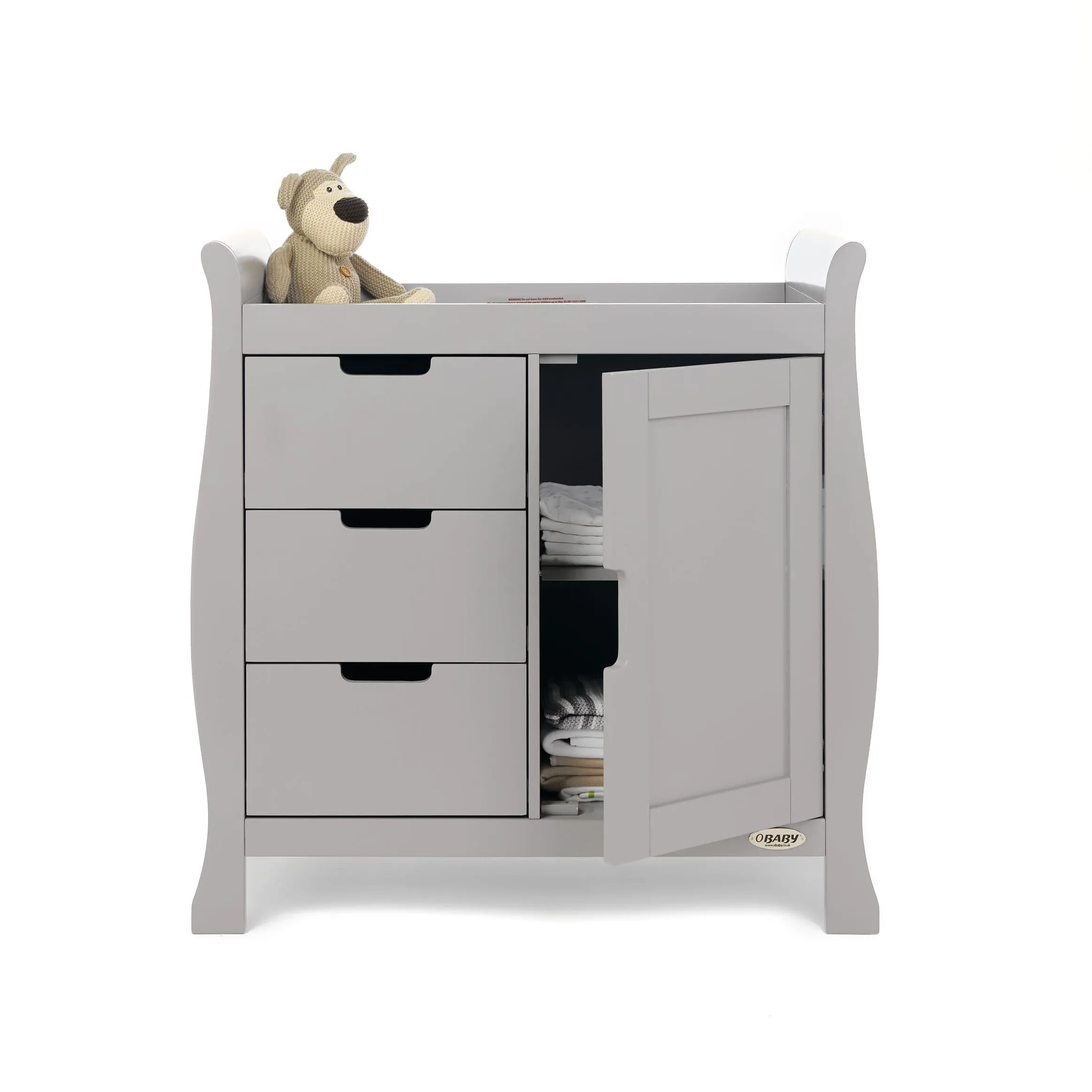 Obaby Stamford Classic 2 Piece Room Set - Warm Grey