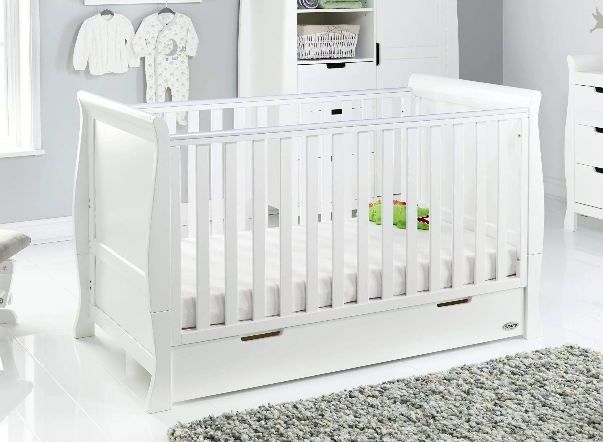 Obaby Stamford Classic 5 Piece Room Set White