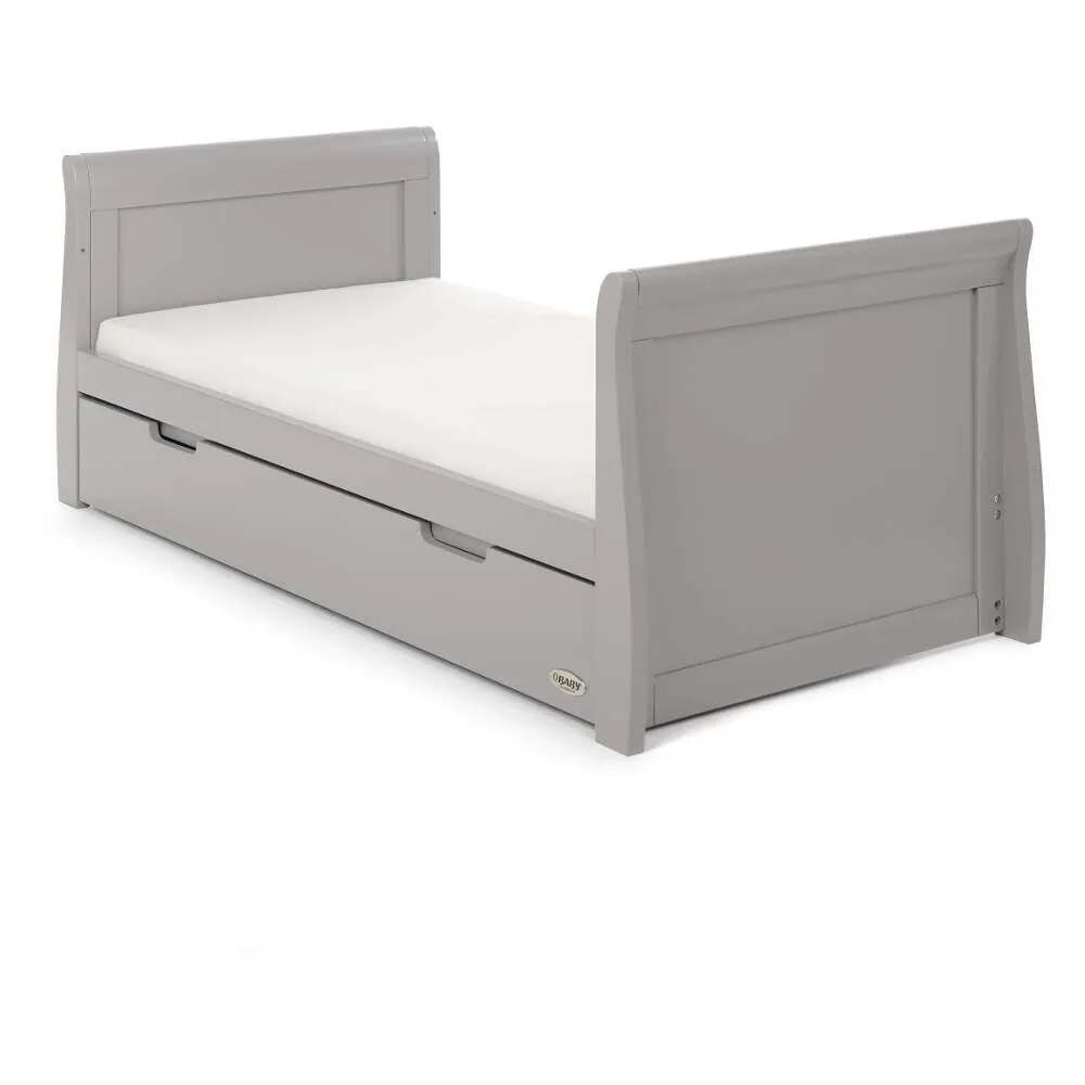 Obaby Stamford Classic Sleigh 5 Piece Room Set - Warm Grey