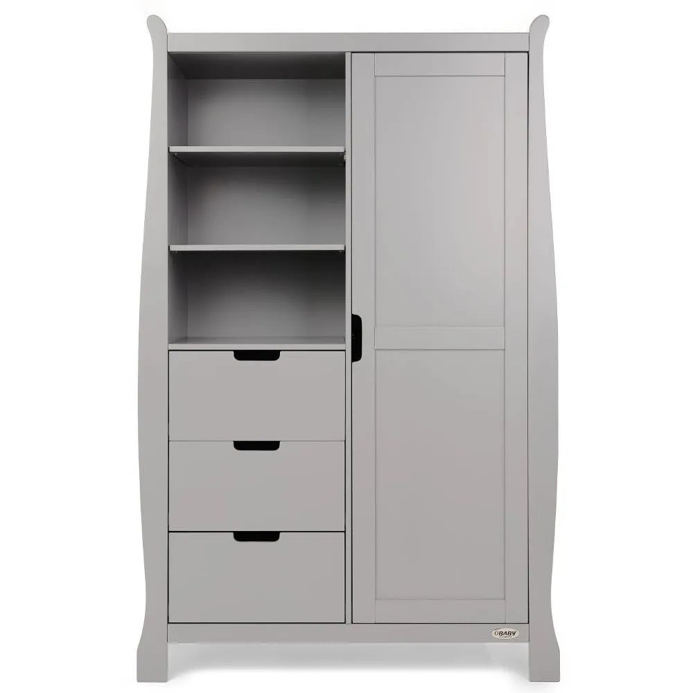Obaby Stamford Luxe 3 Piece Room Set - Warm Grey