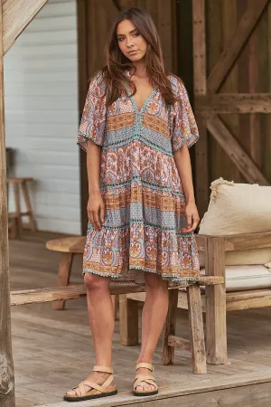 Odessa Print Coco Mini Dress