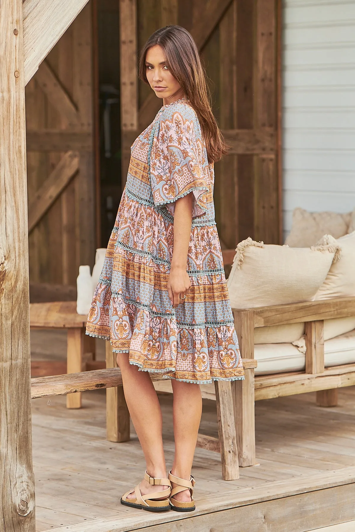 Odessa Print Coco Mini Dress