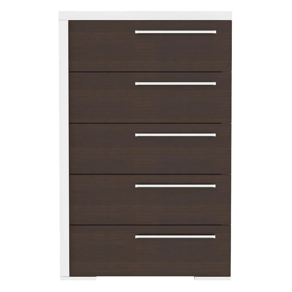 Office drawer 5 - Alpine - Walnut and White