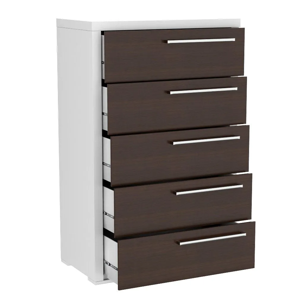 Office drawer 5 - Alpine - Walnut and White