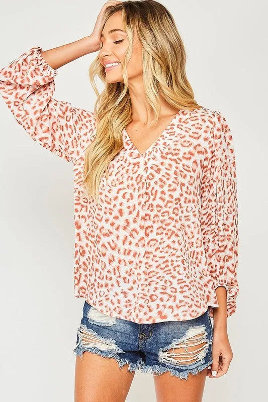 OUT OF THE WILD CHEETAH TOP