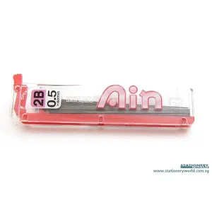 Pentel Ain Stein Pencil Lead 2B 0.5mm C255/C275
