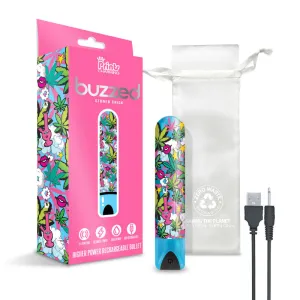Prints Charming Buzzed Higher Power Rechargeable Bullet - Stoner Chick