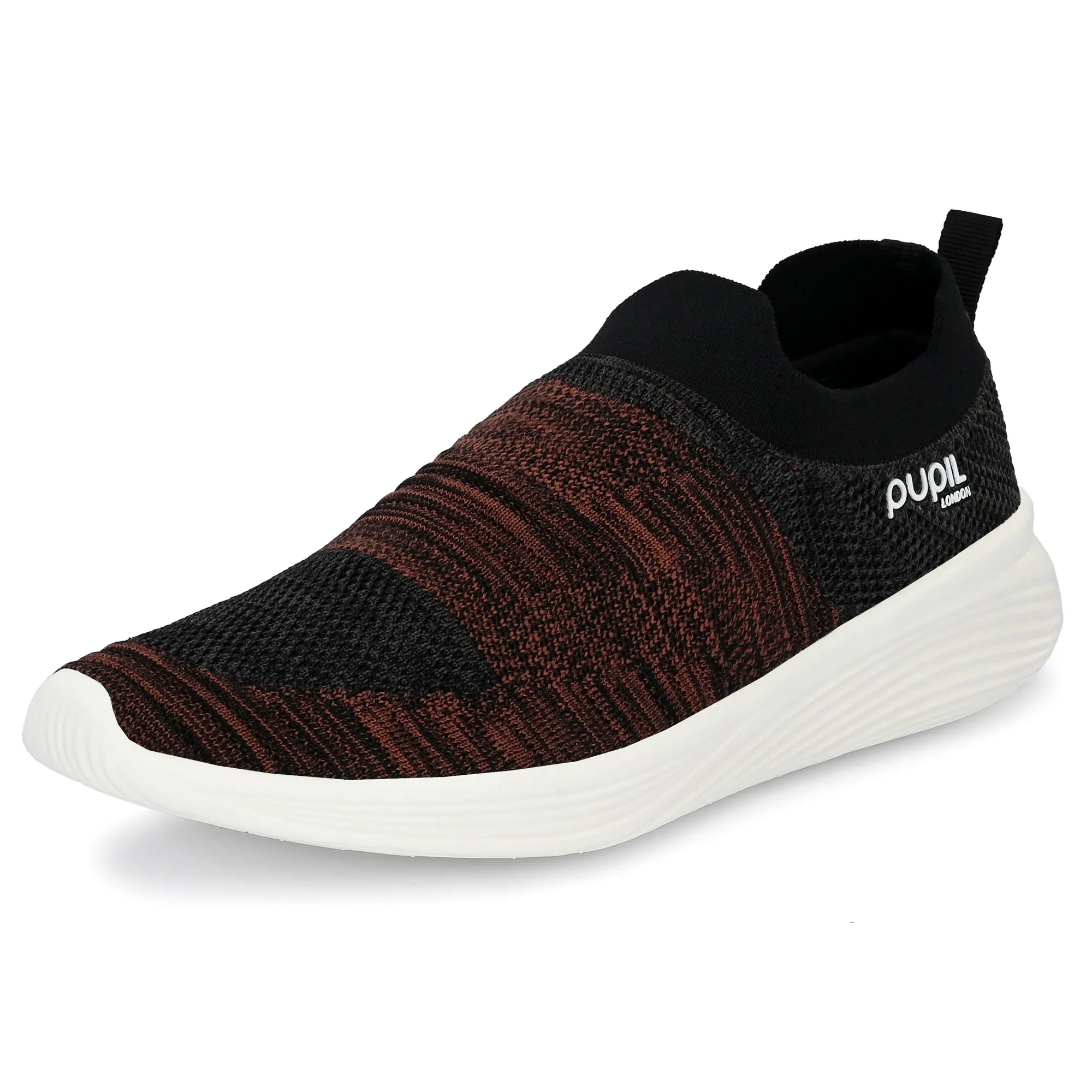 Pupil Men's Eye-02 Running Shoes, Brown and Black