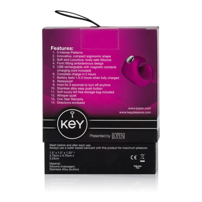 Pyxis Finger Massager - Raspberry Pink