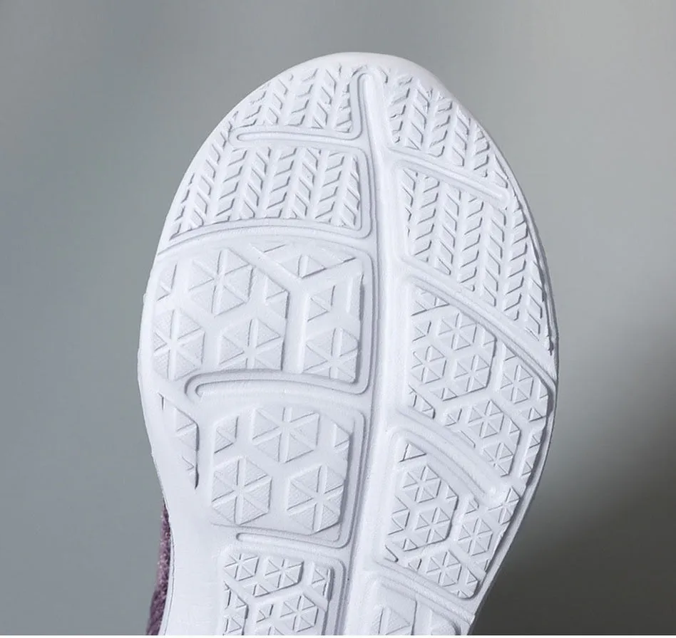 Quick-Drying and Soft Almond Toe Trainer Sneakers for Women