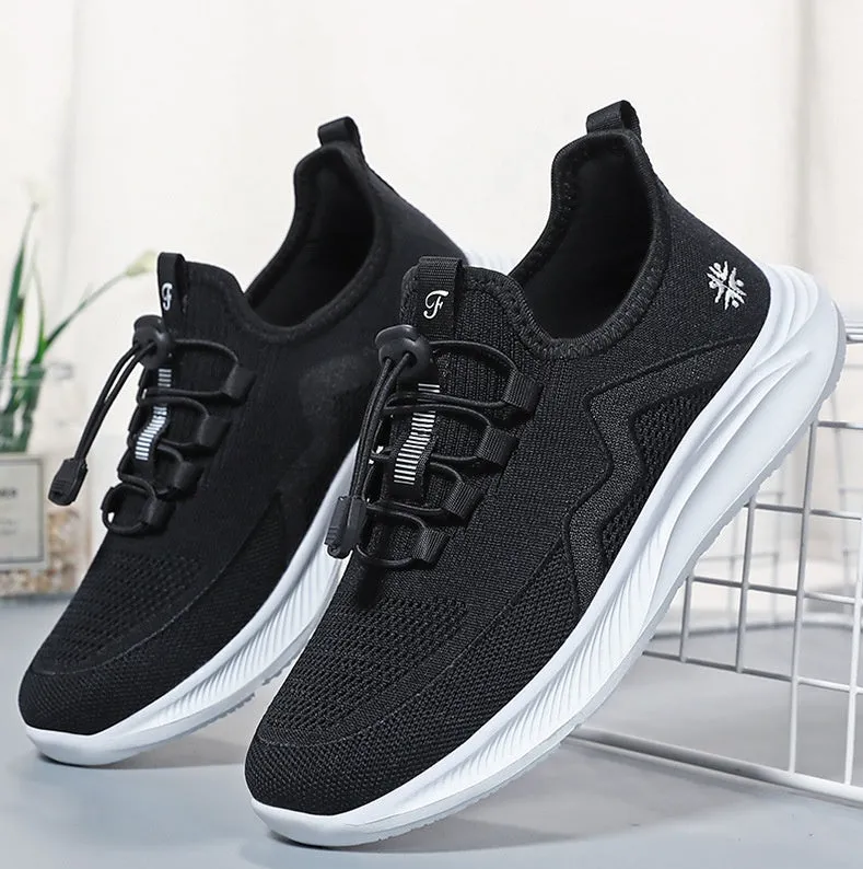 Quick-Drying and Soft Almond Toe Trainer Sneakers for Women