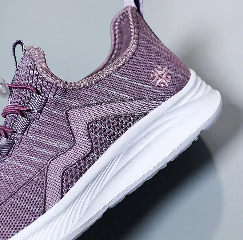 Quick-Drying and Soft Almond Toe Trainer Sneakers for Women