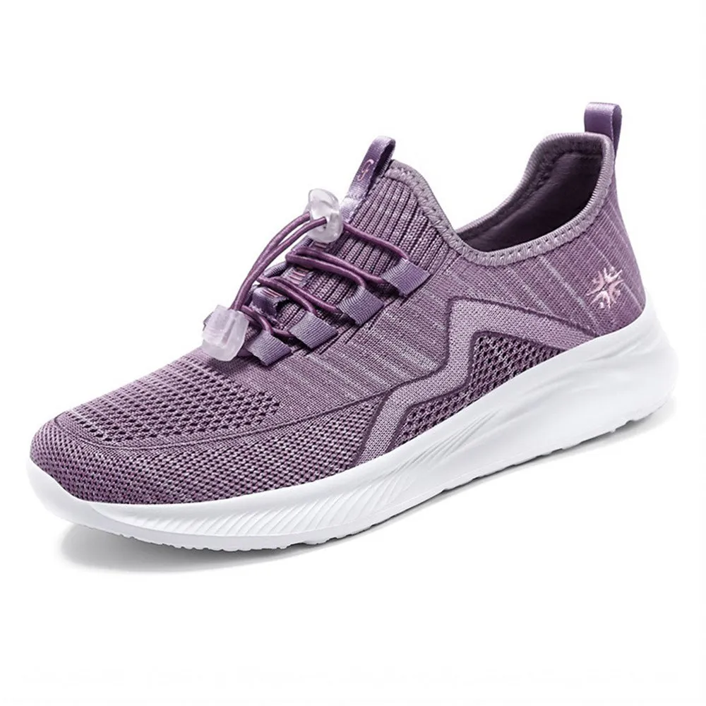 Quick-Drying and Soft Almond Toe Trainer Sneakers for Women