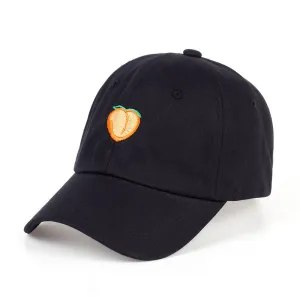 "PEACH" Casquette streetwear Noir - URB1™