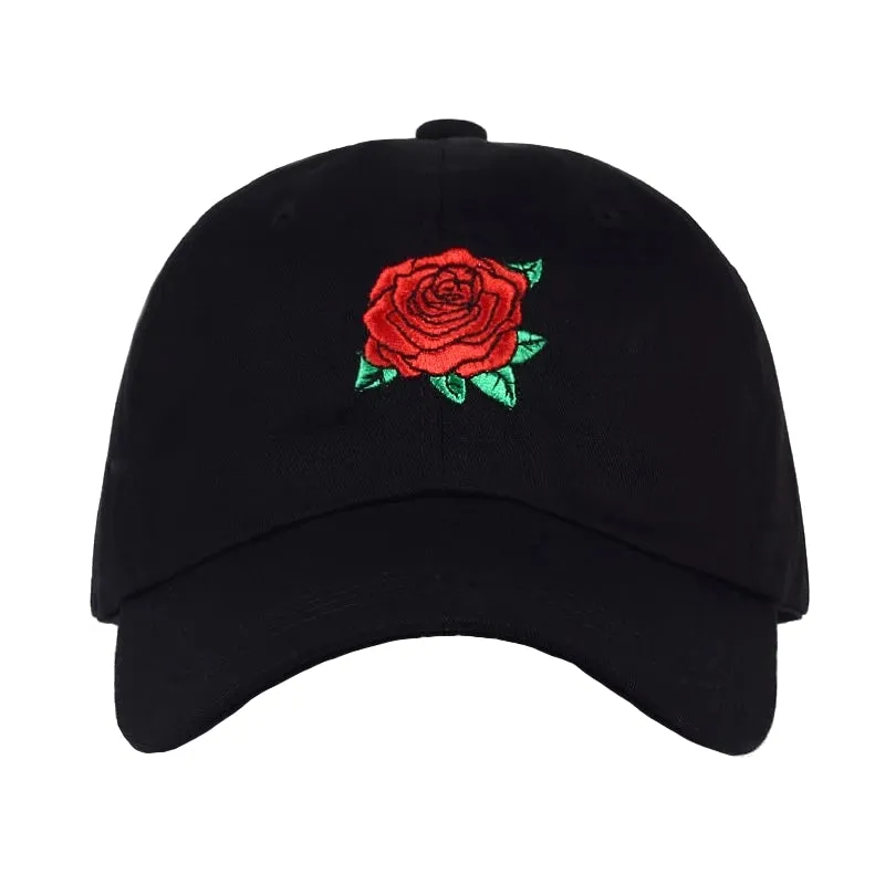 "ROSES" Casquette streetwear Noir -URB1™